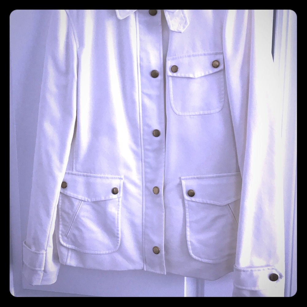 FLAWLESS white Ralph Lauren Jacket with 3 Pockets